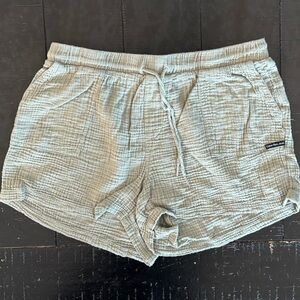 XL Calvin Klein Sage Green Linen Shorts